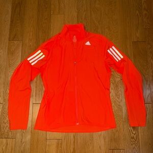Adidas Vibrant Orange Running Jacket